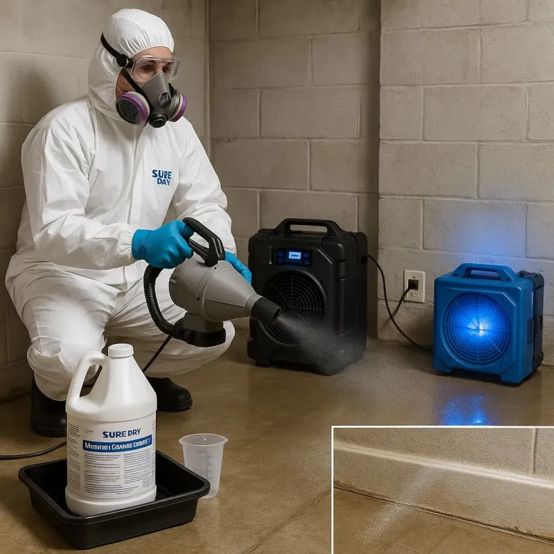 Sanitization and Odor Removal process in Burlington, KY