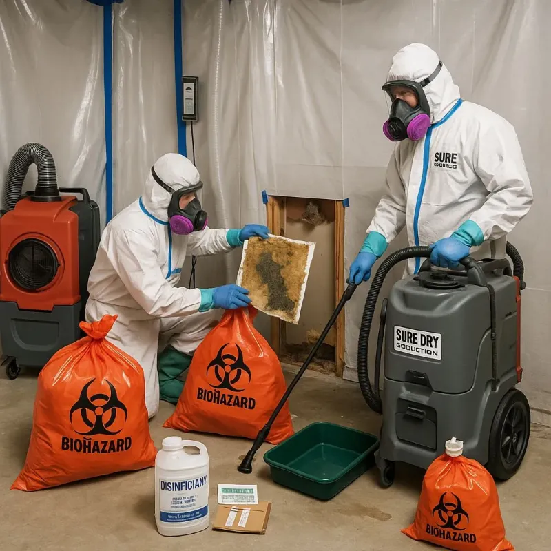 Contaminated Water Handling Protocols process in Burlington, KY