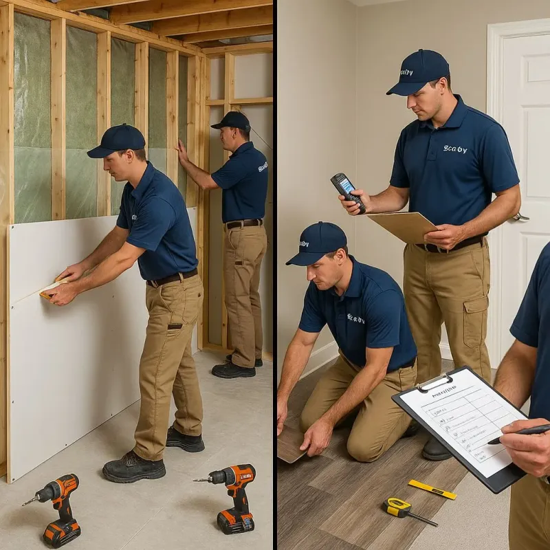 Repairs and Reconstruction process in Burlington, KY