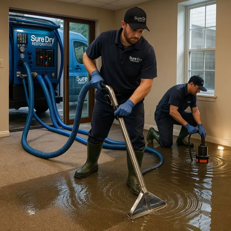 Water Extraction and Removal process in Burlington, KY